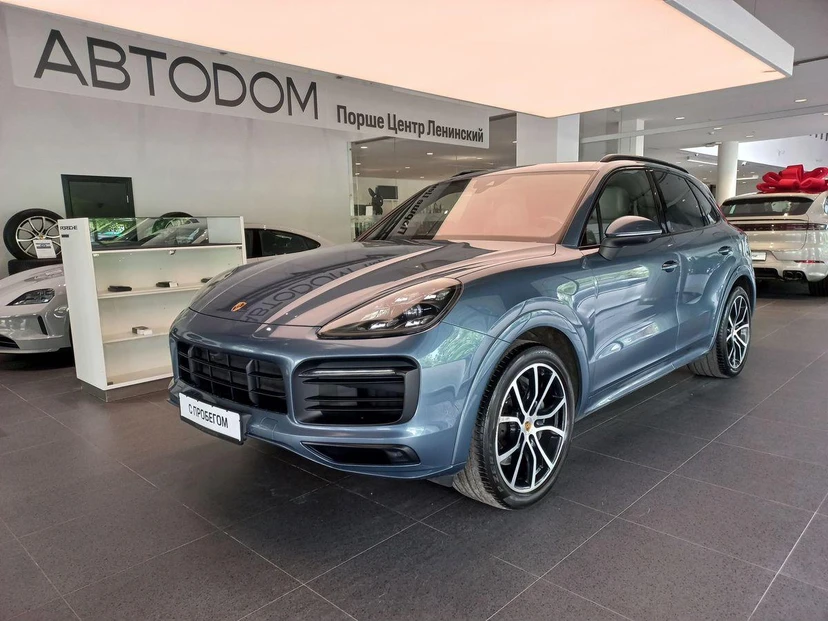 Porsche Cayenne III поколение S 2.9 AT 4WD (440 л.с.) Cayenne S Голубой 2018 с пробегом 122 197 км