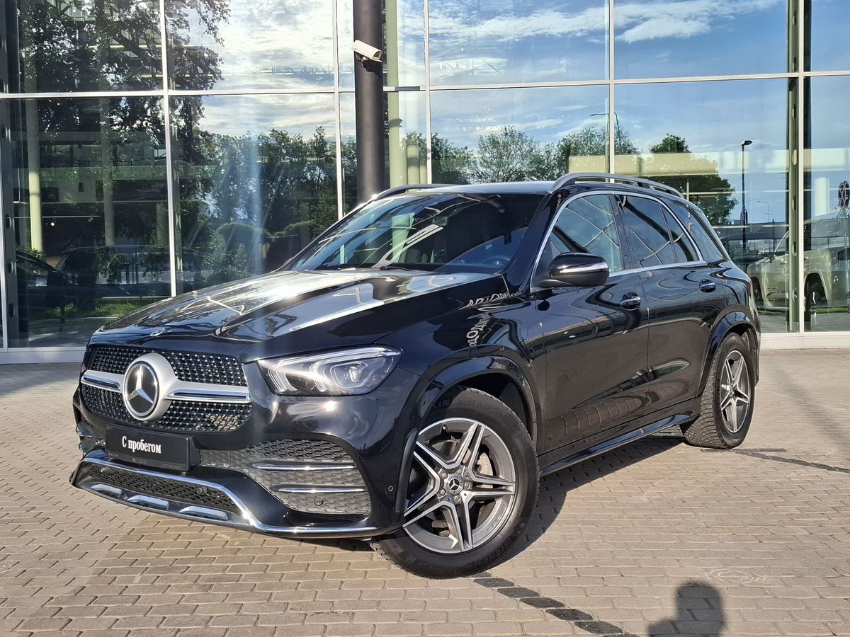Mercedes-Benz GLE II поколение (V167) 300 2.0d AT 4Matic (245 л.с.) Sport Чёрный 2021 с пробегом 69 892 км