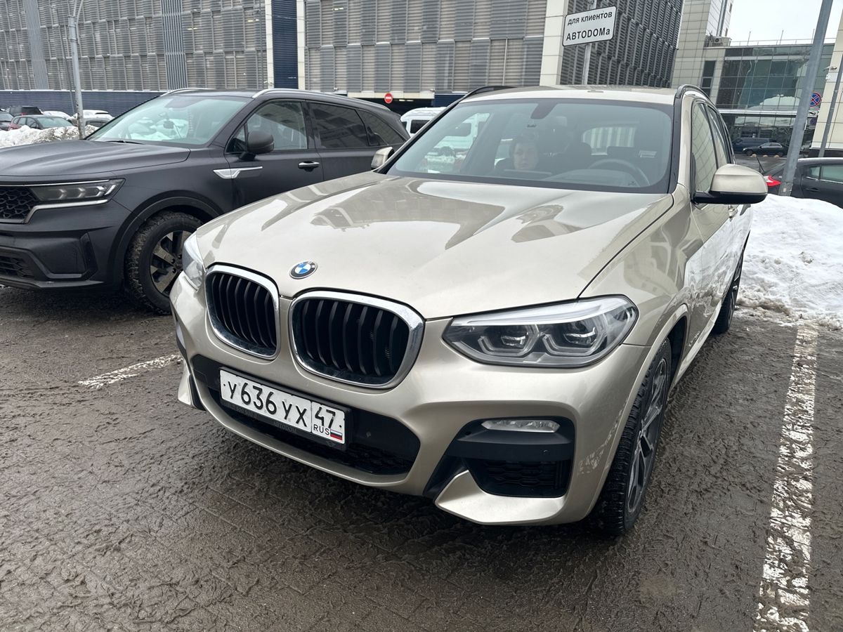 Автомобиль BMW X3 III поколение (G01) 3.0d AT 4WD (249 л.с.) M Sport Серый 2018 с пробегом 142 059 км