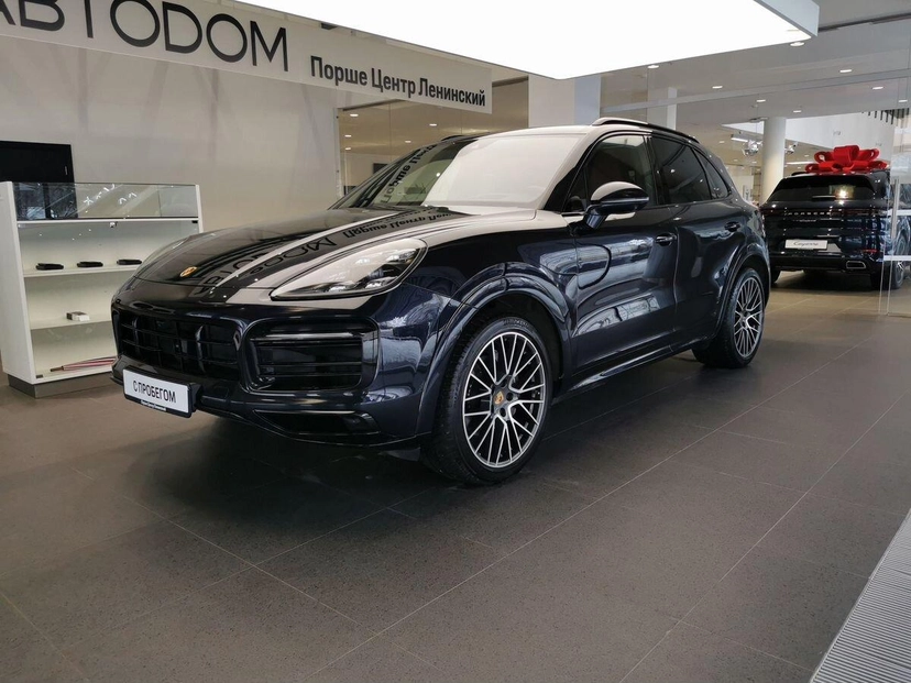 Автомобиль Porsche Cayenne III поколение 3.0 AT 4WD (340 л.с.) Base Синий 2019 с пробегом 104 600 км