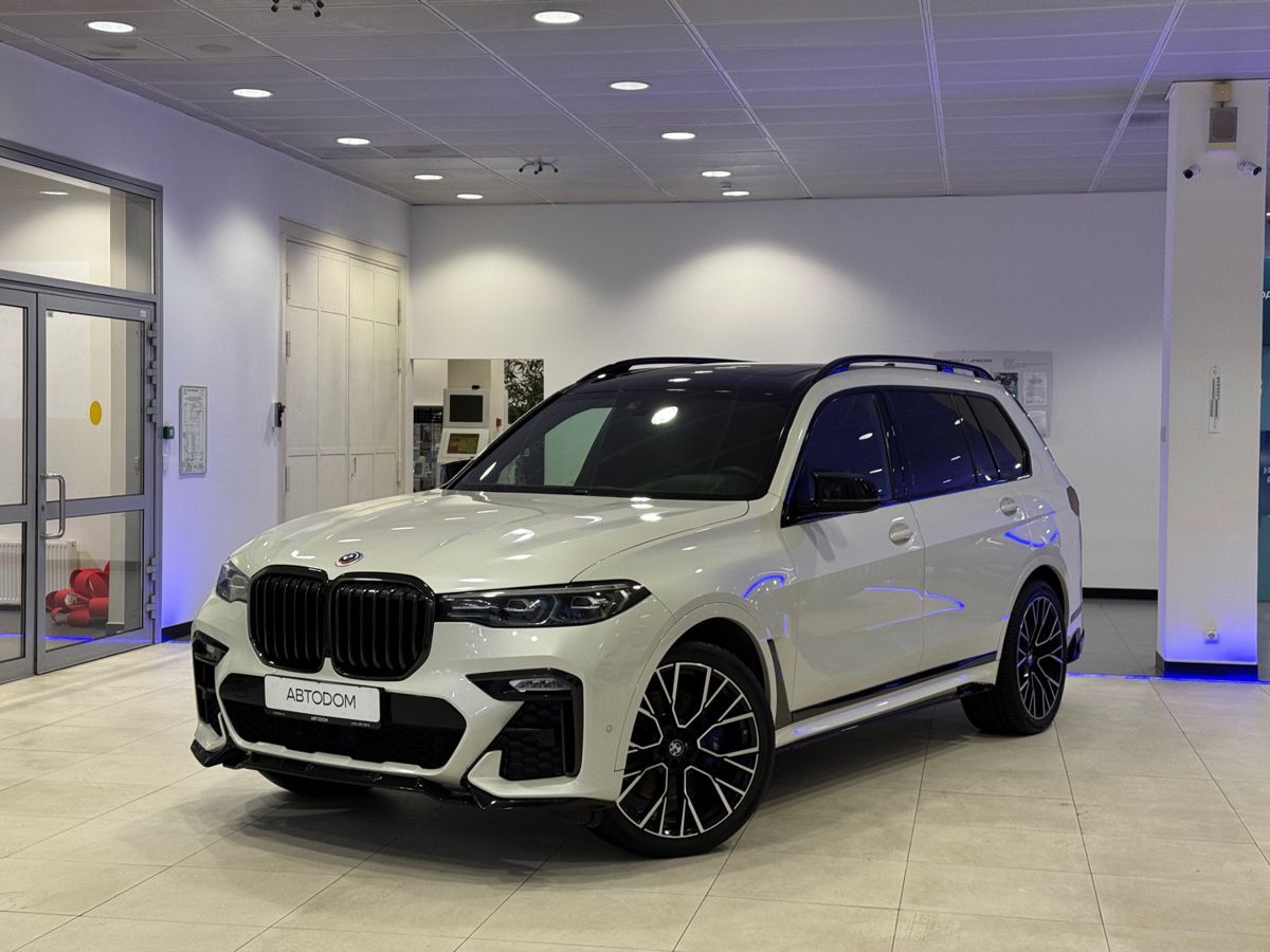 Автомобиль BMW X7 I поколение (G07) 3.0 AT 4WD (340 л.с.) M Sport Pure Белый 2020 с пробегом 75 640 км