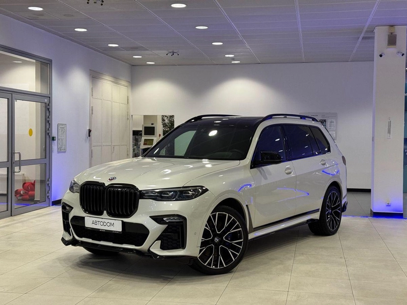 Автомобиль BMW X7 I поколение (G07) 3.0 AT 4WD (340 л.с.) M Sport Pure Белый 2020 с пробегом 75 640 км