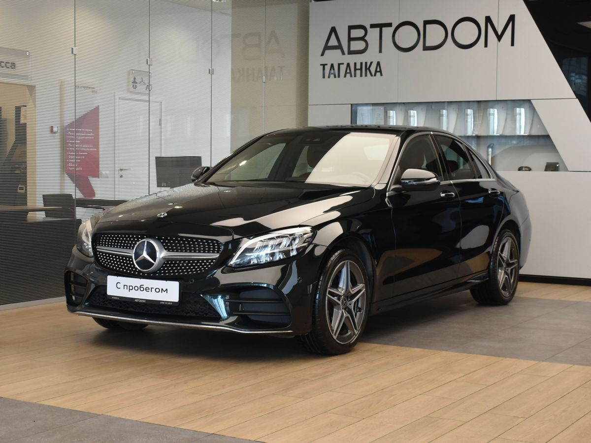 Mercedes-Benz C-Класс IV (W205/S205/C205) [рестайлинг] 200 1.5 AT 4Matic (184 л.с.) Sport Зелёный 2019 с пробегом 50 000 км