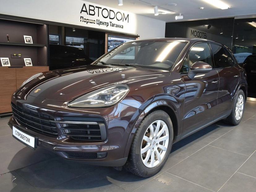Автомобиль Porsche Cayenne III поколение 3.0 AT 4WD (340 л.с.) Base Коричневый 2019 с пробегом 92 655 км