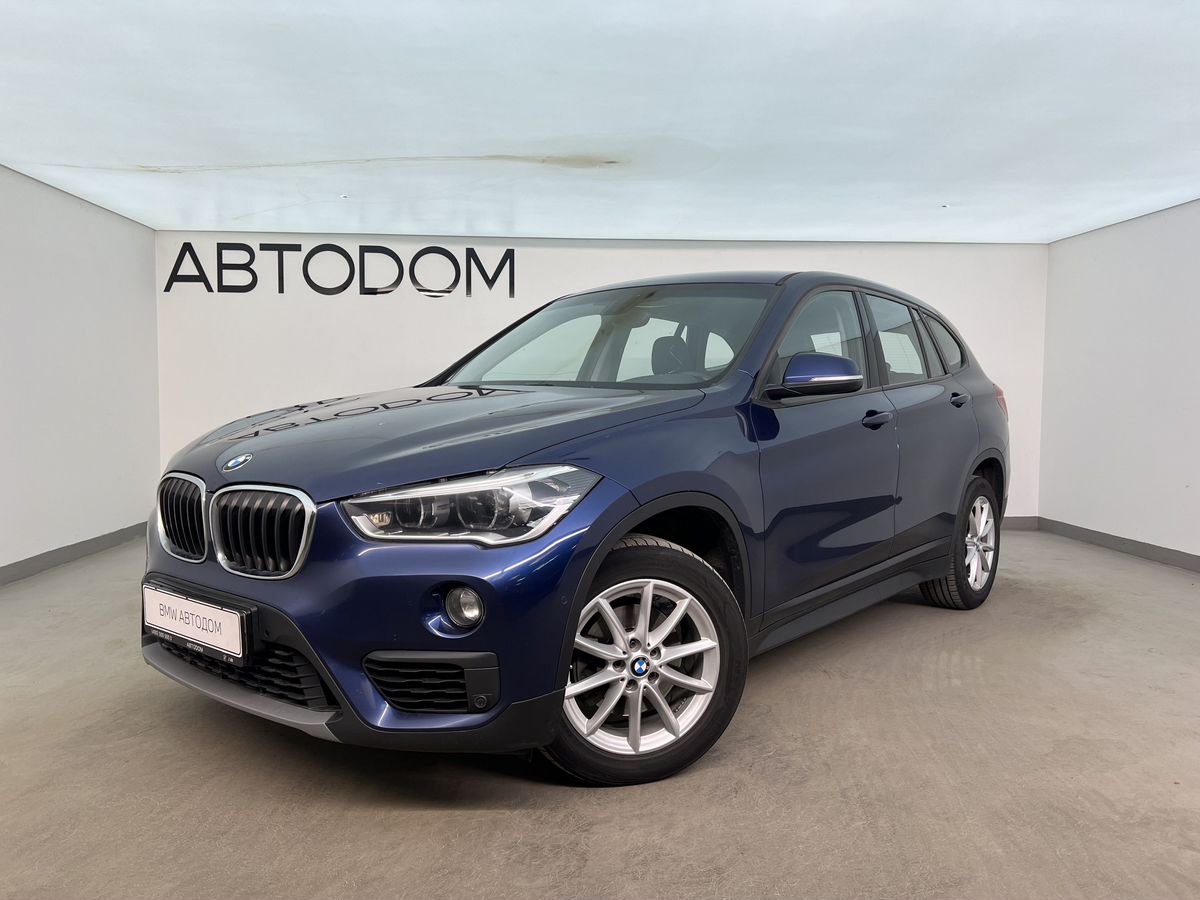 BMW X1 II поколение (F48) 2.0d AT 4WD (150 л.с.) Advantage Синий 2019 с пробегом 158 623 км
