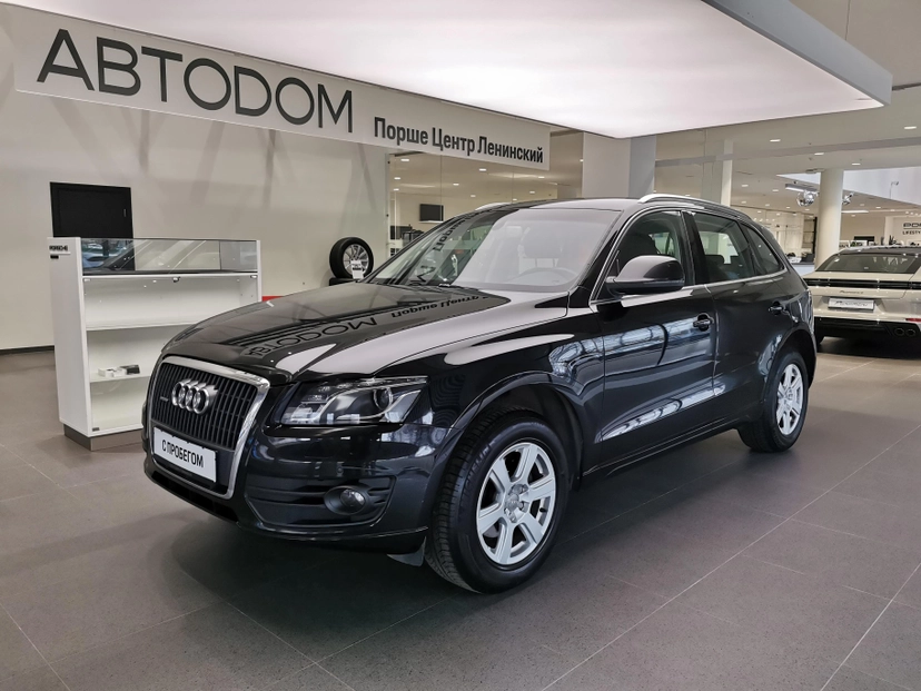 Автомобиль Audi Q5 I поколение (8R) 2.0 AT 4WD (211 л.с.) Базовая Чёрный 2012 с пробегом 77 451 км