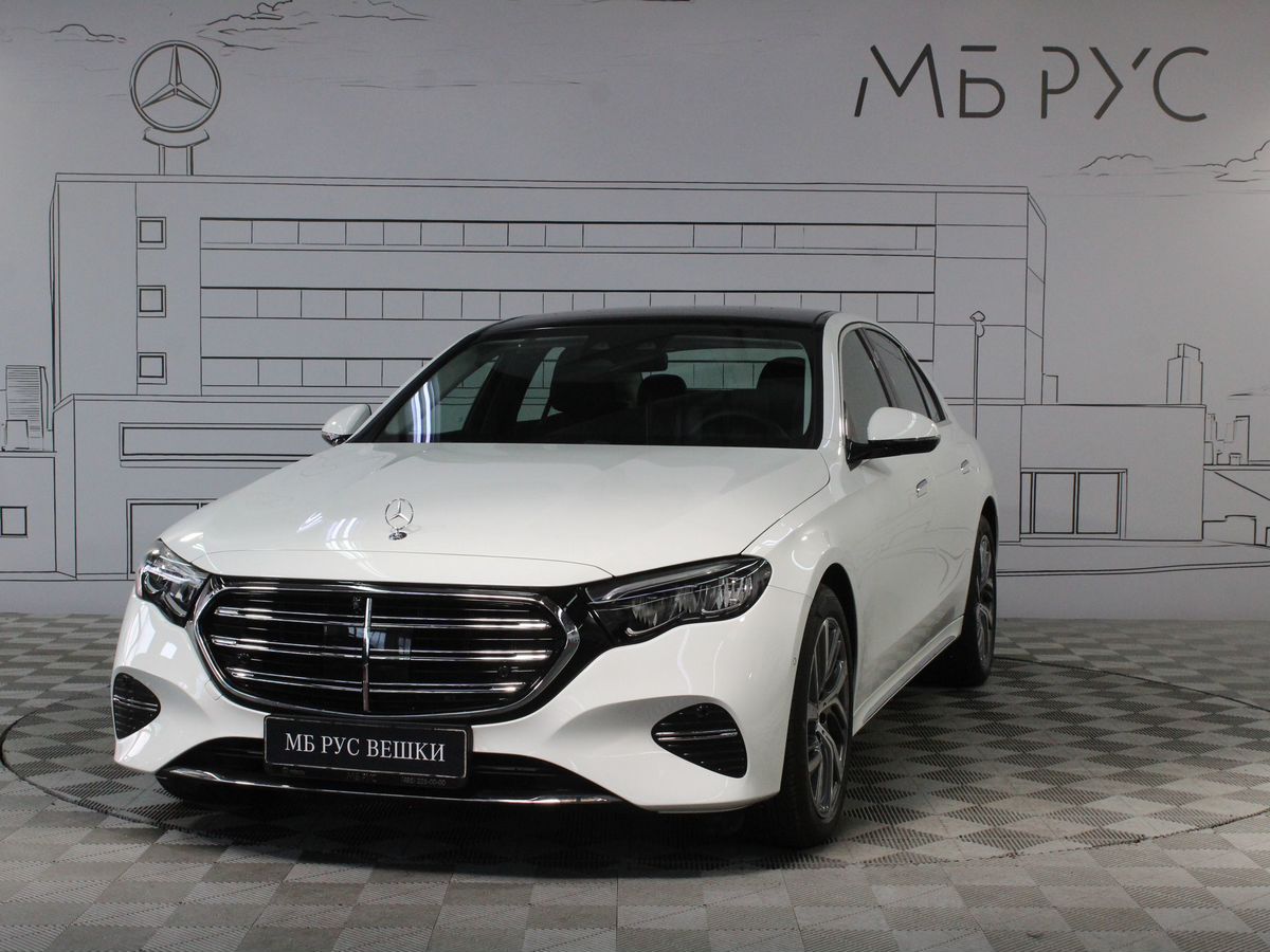 Автомобиль Mercedes-Benz E-Класс VI поколение (W214/S214) 2.0d AT 4Matic (197 л.с.) Base Белый 2024 с пробегом 45 км