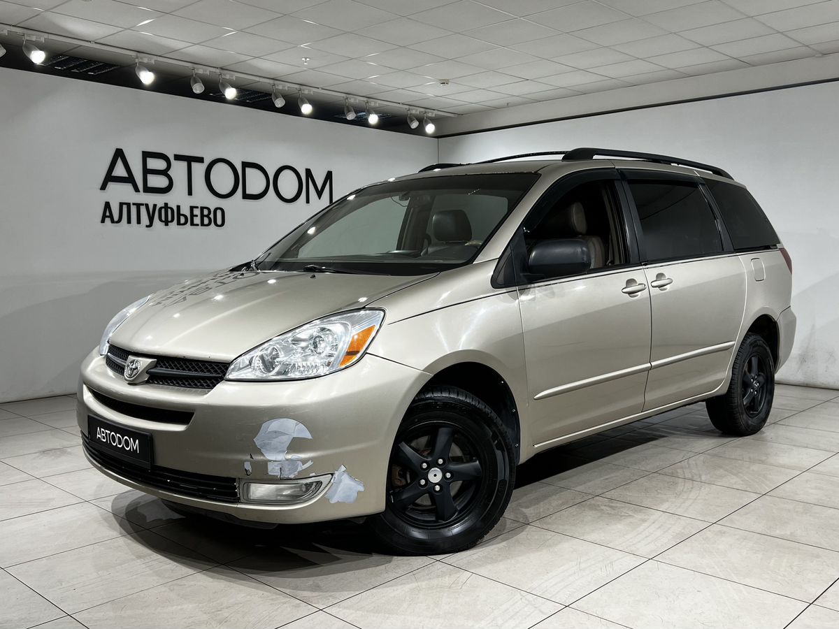 Toyota Sienna II поколение 3.3 AT (233 л.с.) Base Жёлтый 2004 с пробегом 293 902 км