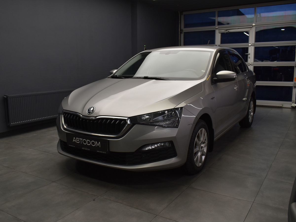 Skoda Rapid II поколение 1.6 AT (110 л.с.) Hockey Edition Серый 2021 с пробегом 136 232 км