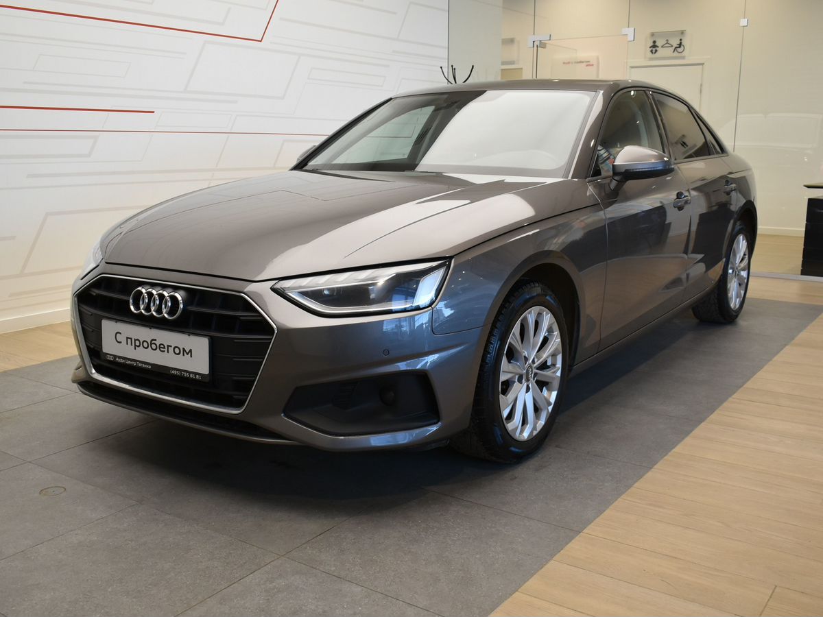 Автомобиль Audi A4 V (B9) [рестайлинг] 2.0 AMT (150 л.с.) Advance Серый 2020 с пробегом 113 203 км
