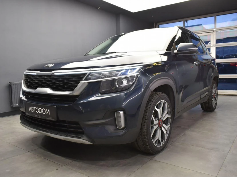 Автомобиль Kia Seltos I поколение 1.6 AT (123 л.с.) Edition Plus Серый 2020 с пробегом 121 123 км