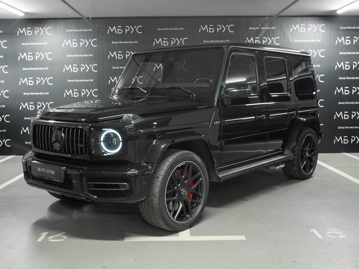 Mercedes-Benz G-Класс AMG II поколение (W463) 63 AMG 4.0 AT 4Matic (585 л.с.) AMG Чёрный 2023 с пробегом 28 000 км