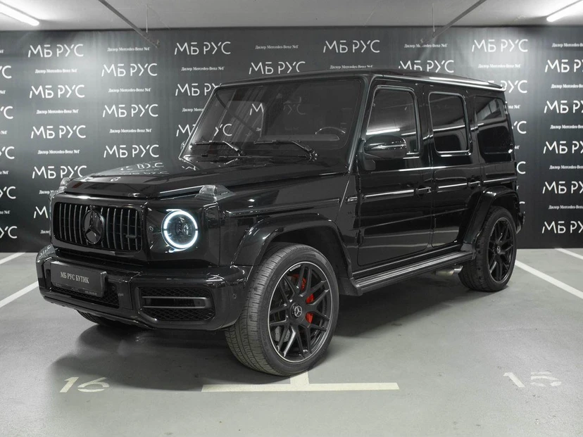 Mercedes-Benz G-Класс AMG II поколение (W463) 63 AMG 4.0 AT 4Matic (585 л.с.) AMG Чёрный 2023 с пробегом 28 000 км