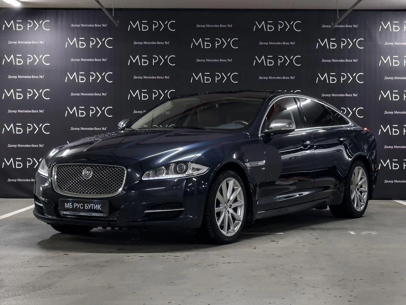 Автомобиль Jaguar XJ IV поколение (X351) 3.0 AT 4WD (340 л.с.) Portfolio Синий 2013 с пробегом 93 000 км