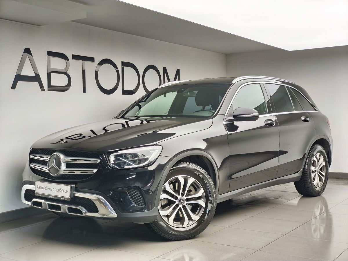 Автомобиль Mercedes-Benz GLC I (X253) [рестайлинг] 220 2.0d AT 4Matic (194 л.с.) Premium Чёрный 2021 с пробегом 69 216 км