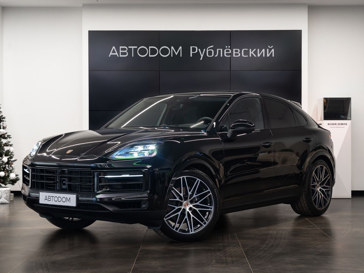 Автомобиль Porsche Cayenne III [рестайлинг] 3.0 AT 4WD (353 л.с.) Coupé Чёрный 2025 с пробегом 30 км