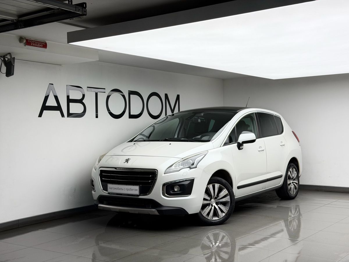 Peugeot 3008 I [рестайлинг] 1.6 AT (150 л.с.) Allure Белый 2014 с пробегом 185 819 км