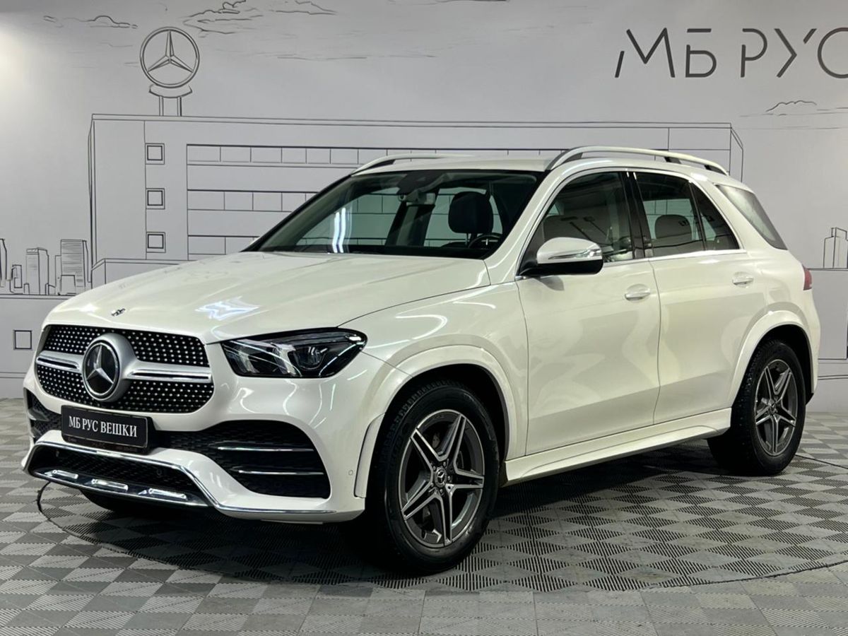 Автомобиль Mercedes-Benz GLE II поколение (V167) 300 2.0d AT 4Matic (245 л.с.) Sport Белый 2019 с пробегом 62 925 км