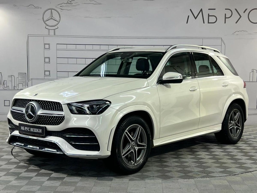 Автомобиль Mercedes-Benz GLE II поколение (V167) 300 2.0d AT 4Matic (245 л.с.) Sport Белый 2019 с пробегом 62 925 км