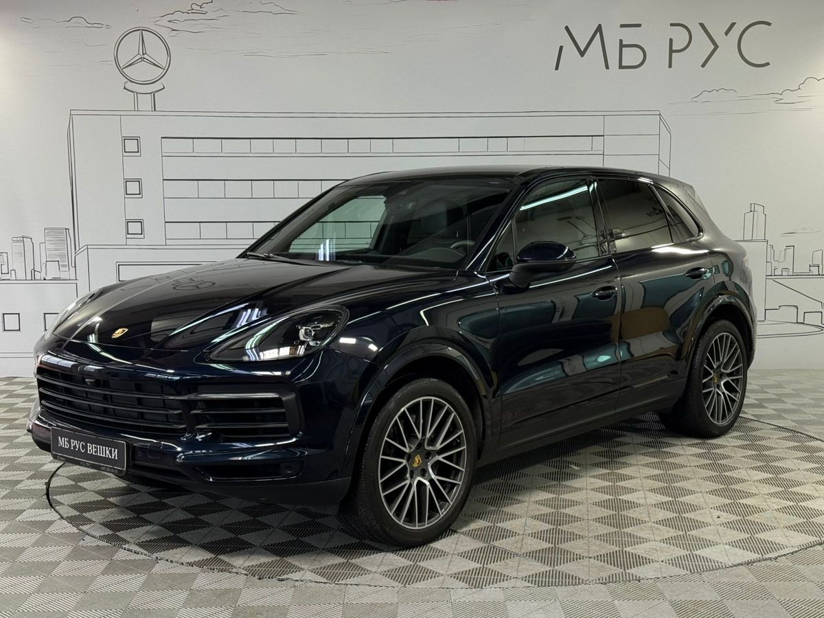 Автомобиль Porsche Cayenne III поколение 3.0 AT 4WD (340 л.с.) Base Чёрный 2021 с пробегом 61 500 км