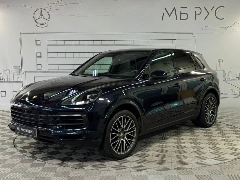 Автомобиль Porsche Cayenne III поколение 3.0 AT 4WD (340 л.с.) Base Чёрный 2021 с пробегом 61 500 км
