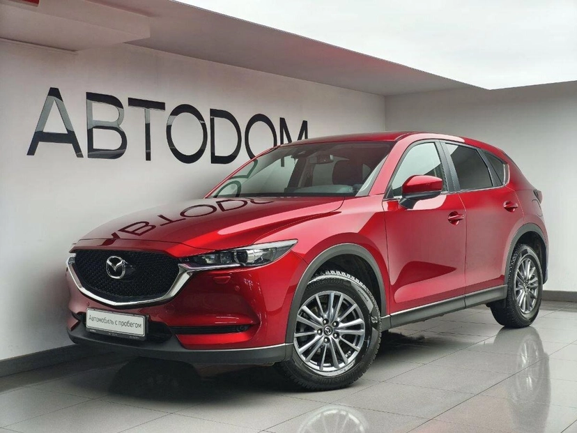Автомобиль Mazda CX-5 II поколение 2.0 AT (150 л.с.) Active (2017-2020) Красный 2018 с пробегом 59 273 км