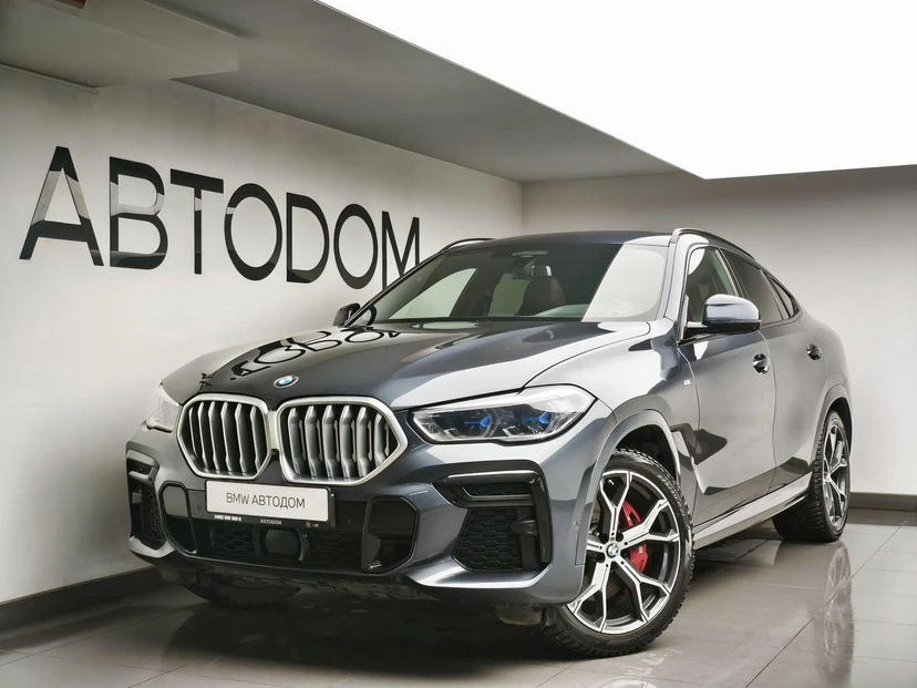 Автомобиль BMW X6 III поколение (G06) 3.0d AT 4WD (249 л.с.) M Sport Plus Серый 2021 с пробегом 50 609 км