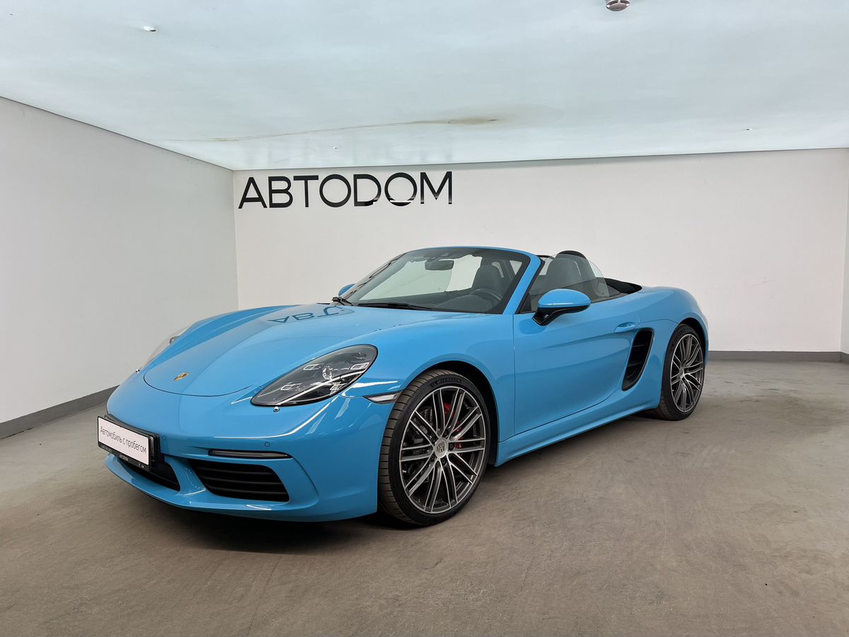 Porsche Boxster IV поколение (982) S 2.5 AMT (350 л.с.) Base Синий 2019 с пробегом 18 500 км