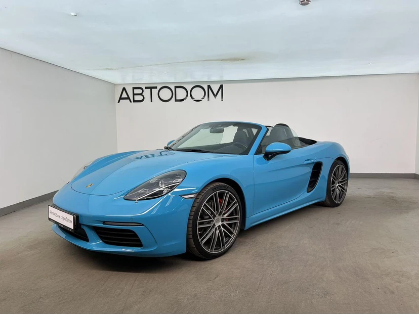 Porsche Boxster IV поколение (982) S 2.5 AMT (350 л.с.) Base Синий 2019 с пробегом 18 500 км