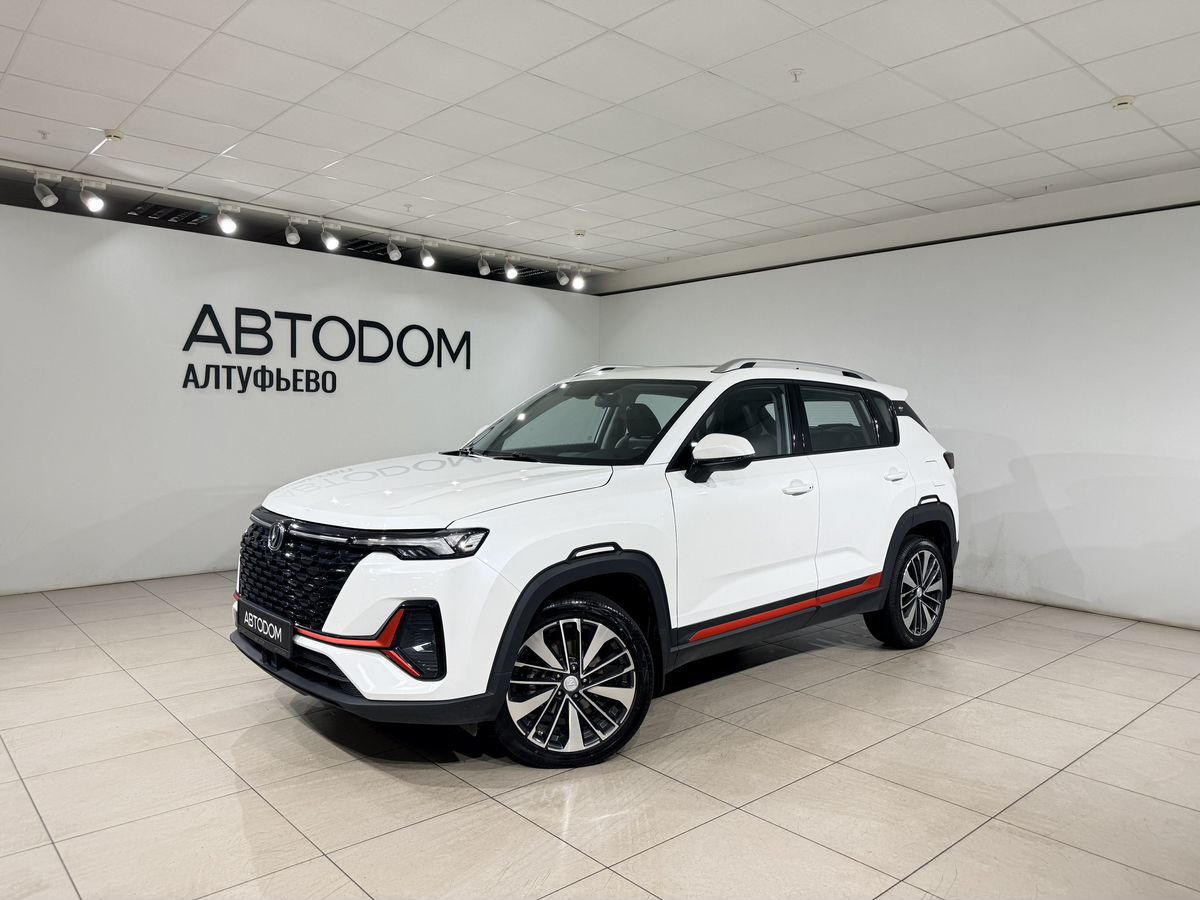 Changan CS35 Plus I [рестайлинг] 1.4 AMT (150 л.с.) Техно / Tech Белый 2023 с пробегом 37 795 км