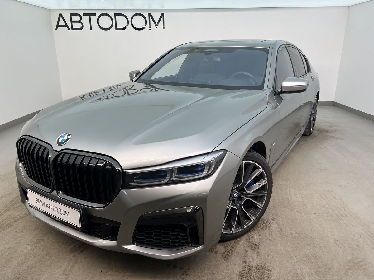 Автомобиль BMW 7 серии VI (G11/G12) [рестайлинг] 750 3.0d AT 4WD (400 л.с.) M Sport Pro Серый 2019 с пробегом 124 866 км
