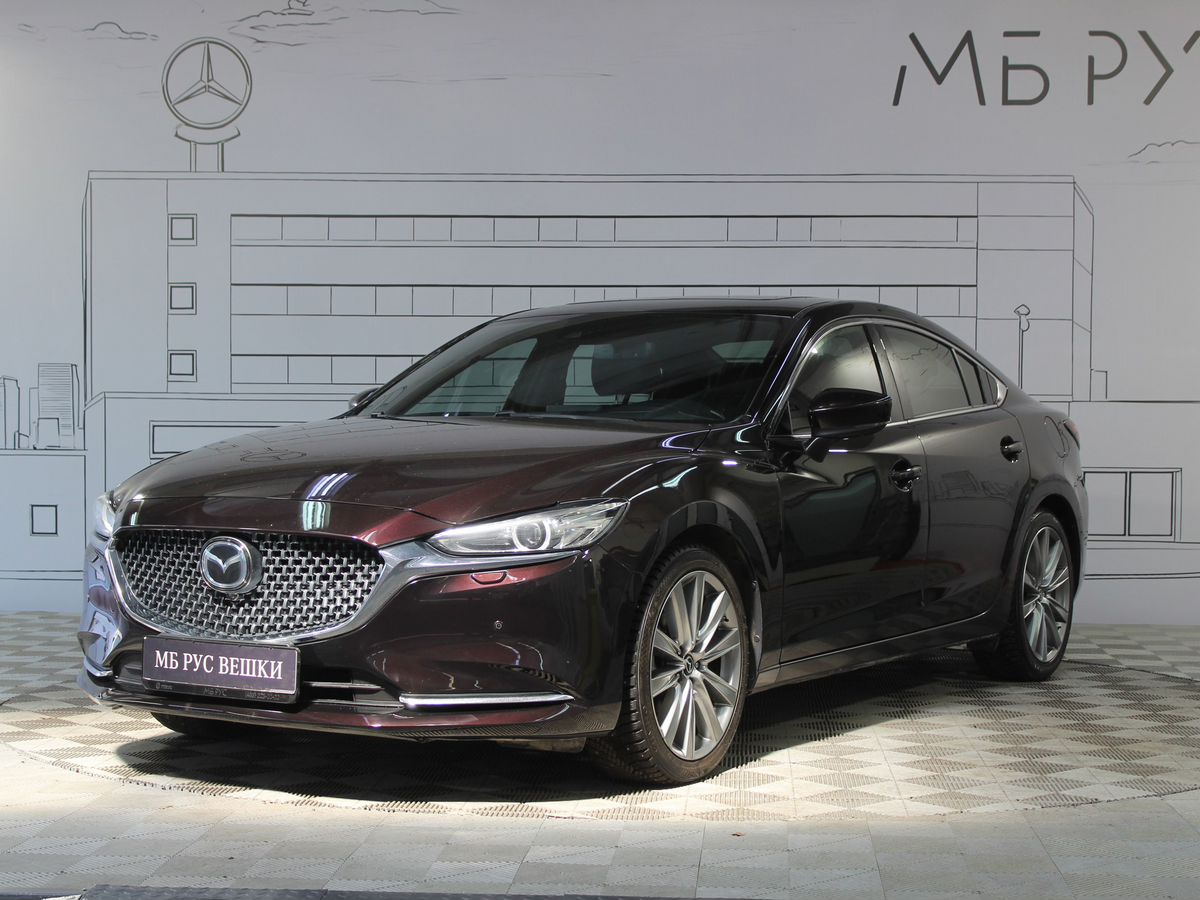 Mazda 6 III (GJ) [2-й рестайлинг] 2.5 AT (192 л.с.) Blue Sky Top Чёрный 2023 с пробегом 65 257 км