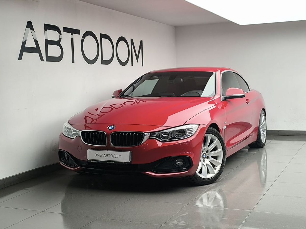 BMW 4 серии I поколение (F32/F33/F36) 420 2.0d AT (184 л.с.) Base Красный 2014 с пробегом 53 360 км