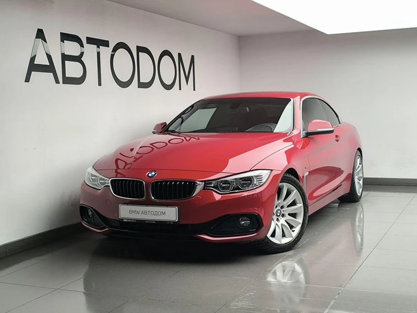 BMW 4 серии I поколение (F32/F33/F36) 420 2.0d AT (184 л.с.) Base Красный 2014 с пробегом 53 360 км