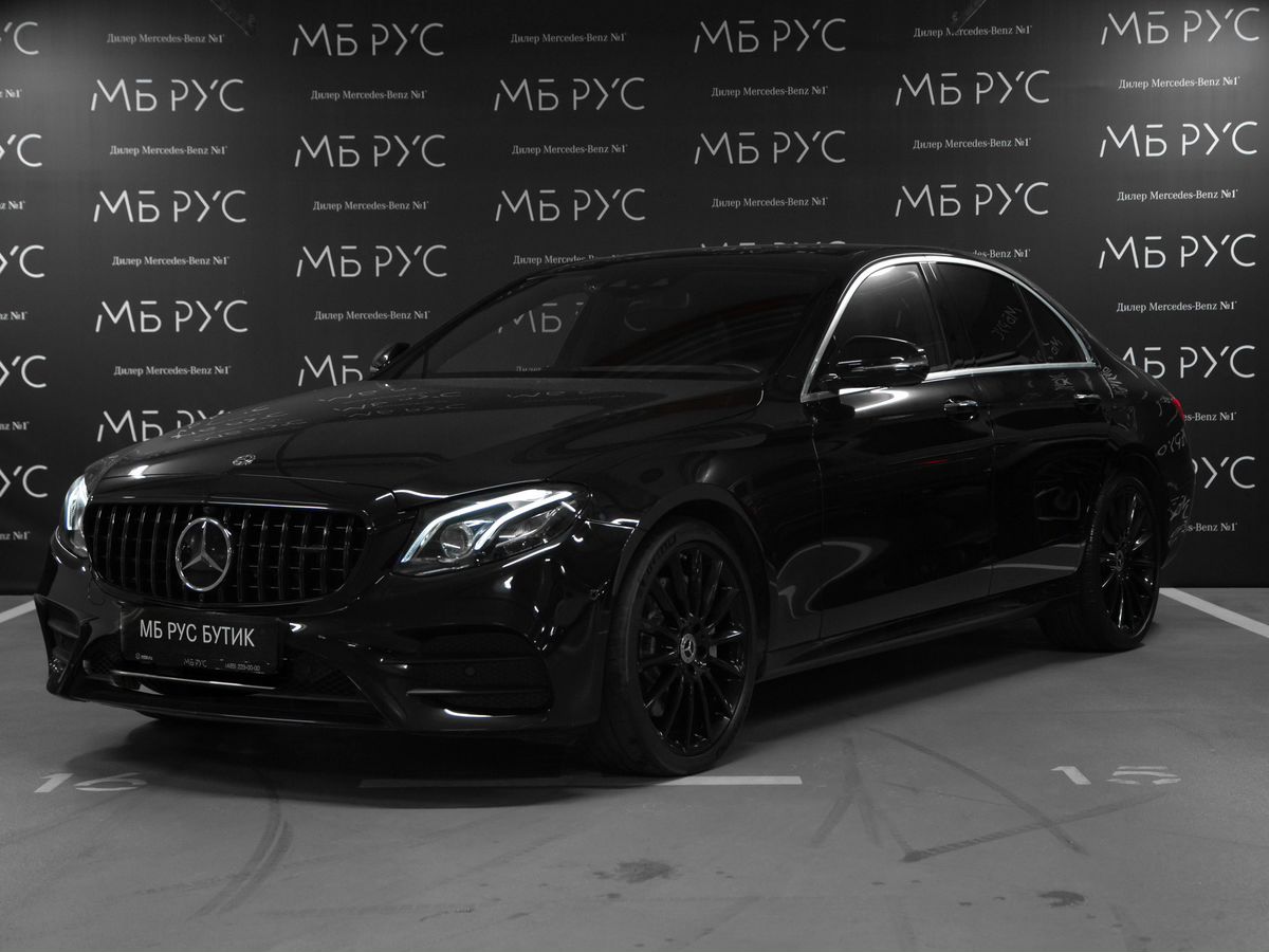 Mercedes-Benz E-Класс V поколение (W213/S213/C238) 2.0 AT 4Matic (299 л.с.) AMG Line Чёрный 2020 с пробегом 65 000 км