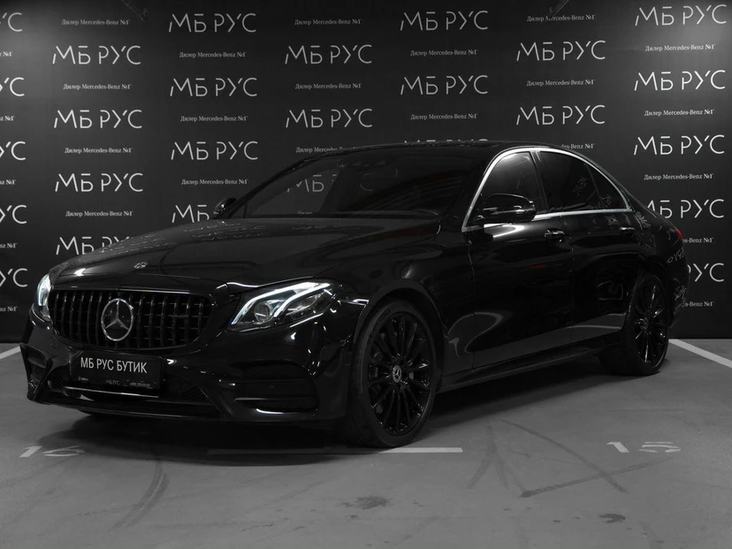 Mercedes-Benz E-Класс V поколение (W213/S213/C238) 2.0 AT 4Matic (299 л.с.) AMG Line Чёрный 2020 с пробегом 65 000 км
