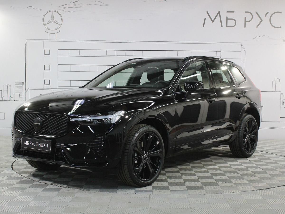 Автомобиль Volvo XC60 II [рестайлинг] 2.0 AT 4WD (249 л.с.) Inscription Чёрный 2025 с пробегом 20 км