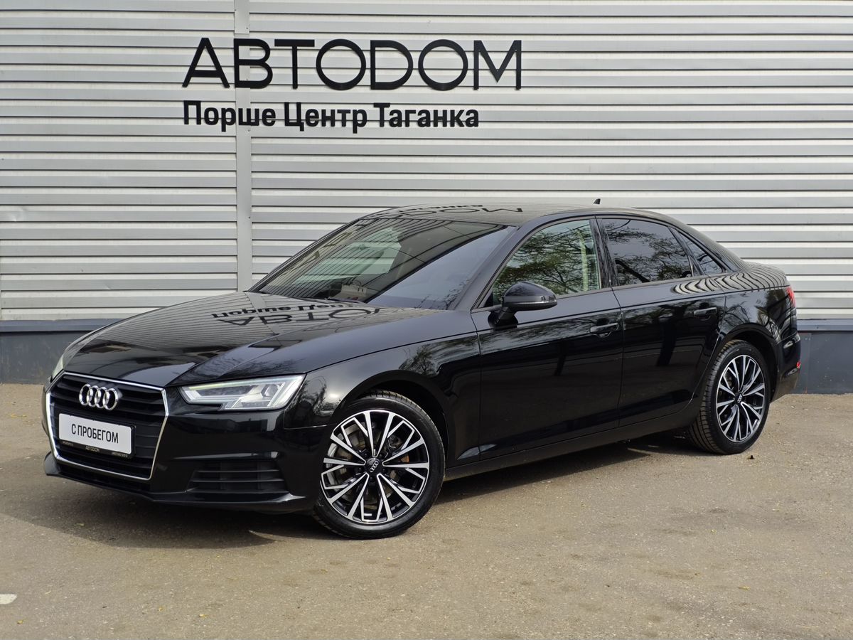 Автомобиль Audi A4 V поколение (B9) 1.4 AMT (150 л.с.) Advance Чёрный 2019 с пробегом 113 866 км