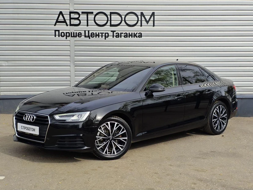 Автомобиль Audi A4 V поколение (B9) 1.4 AMT (150 л.с.) Advance Чёрный 2019 с пробегом 113 866 км