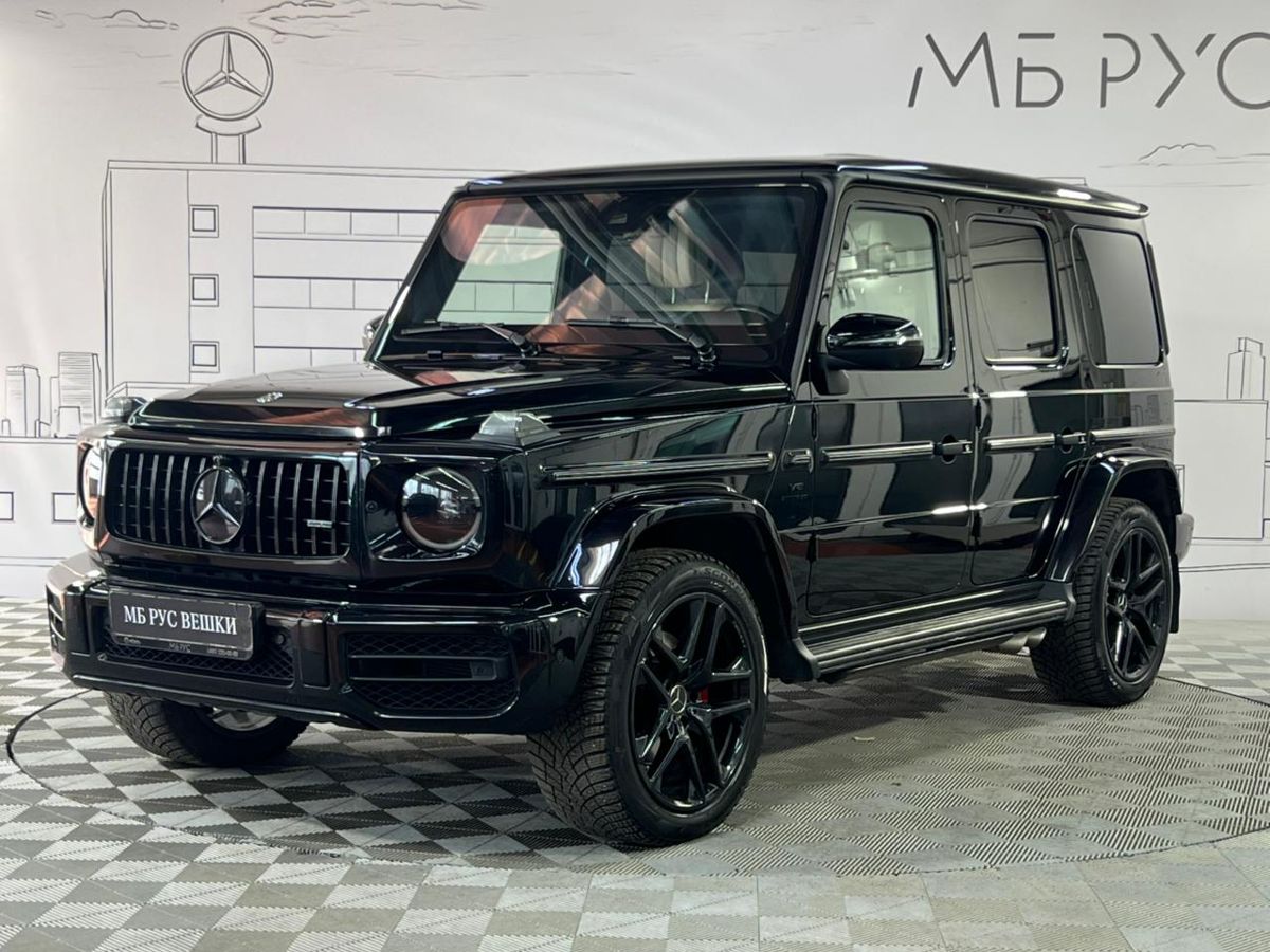 Автомобиль Mercedes-Benz G-Класс III поколение (W463) 500 4.0 AT 4Matic (422 л.с.) Base Чёрный 2019 с пробегом 107 161 км