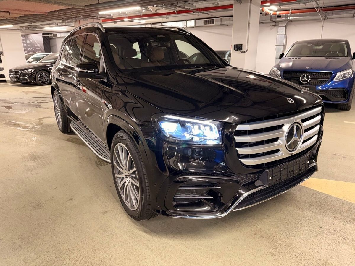 Автомобиль Mercedes-Benz GLS II (X167) [рестайлинг] 450 3.0d AT 4Matic (367 л.с.) Base Чёрный 2025 с пробегом 42 км