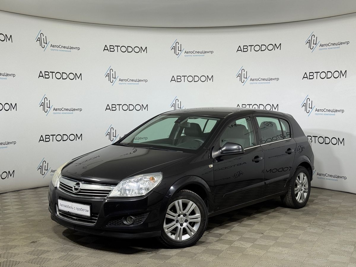 Автомобиль Opel Astra III (H) [рестайлинг] 1.6 AMT (115 л.с.) Base Чёрный 2010 с пробегом 117 370 км