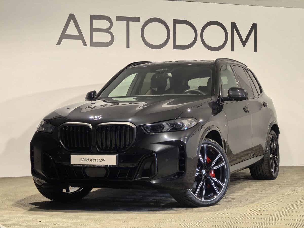 BMW X5 IV (G05) [рестайлинг] 3.0d AT 4WD (286 л.с.) M Sport Чёрный 2024 