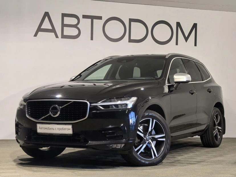Volvo XC60 II поколение 2.0d AT 4WD (190 л.с.) R-Design Чёрный 2018 с пробегом 96 280 км