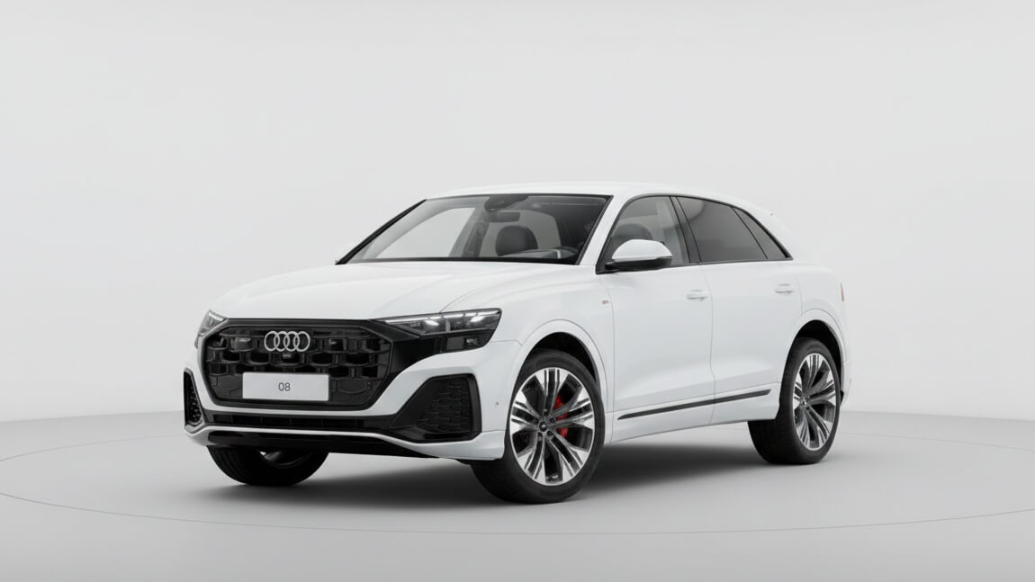 Автомобиль Audi Q8 I (4M) [рестайлинг] 3.0d AT 4WD (249 л.с.) 45 TDI Белый 2025 
