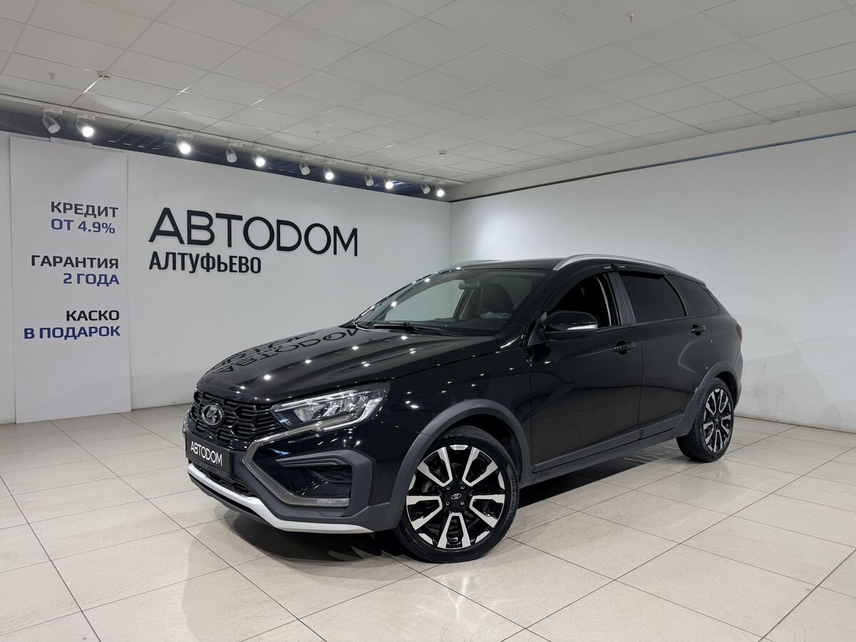 Lada (ВАЗ) Vesta I [рестайлинг] 1.8 CVT (122 л.с.) Enjoy'24 Чёрный 2024 с пробегом 45 797 км