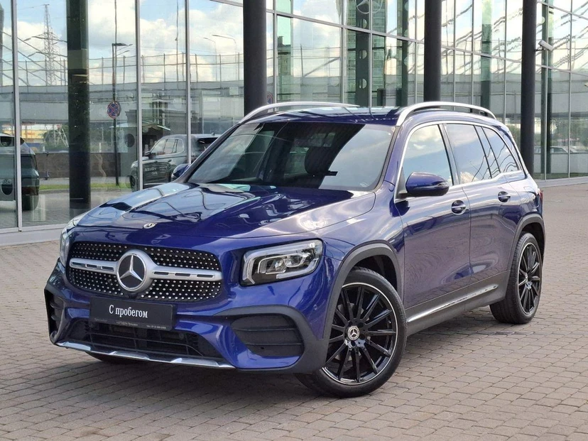 Mercedes-Benz GLB I поколение (X247) 200 1.3 AMT 4Matic (150 л.с.) Sport Синий 2021 с пробегом 81 489 км