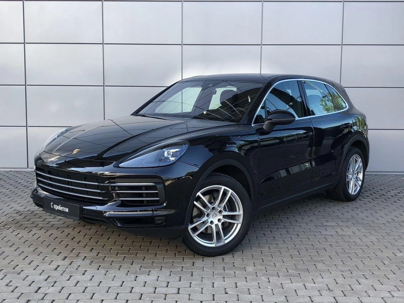 Автомобиль Porsche Cayenne III поколение 3.0 AT 4WD (340 л.с.) Base Чёрный 2020 с пробегом 39 000 км