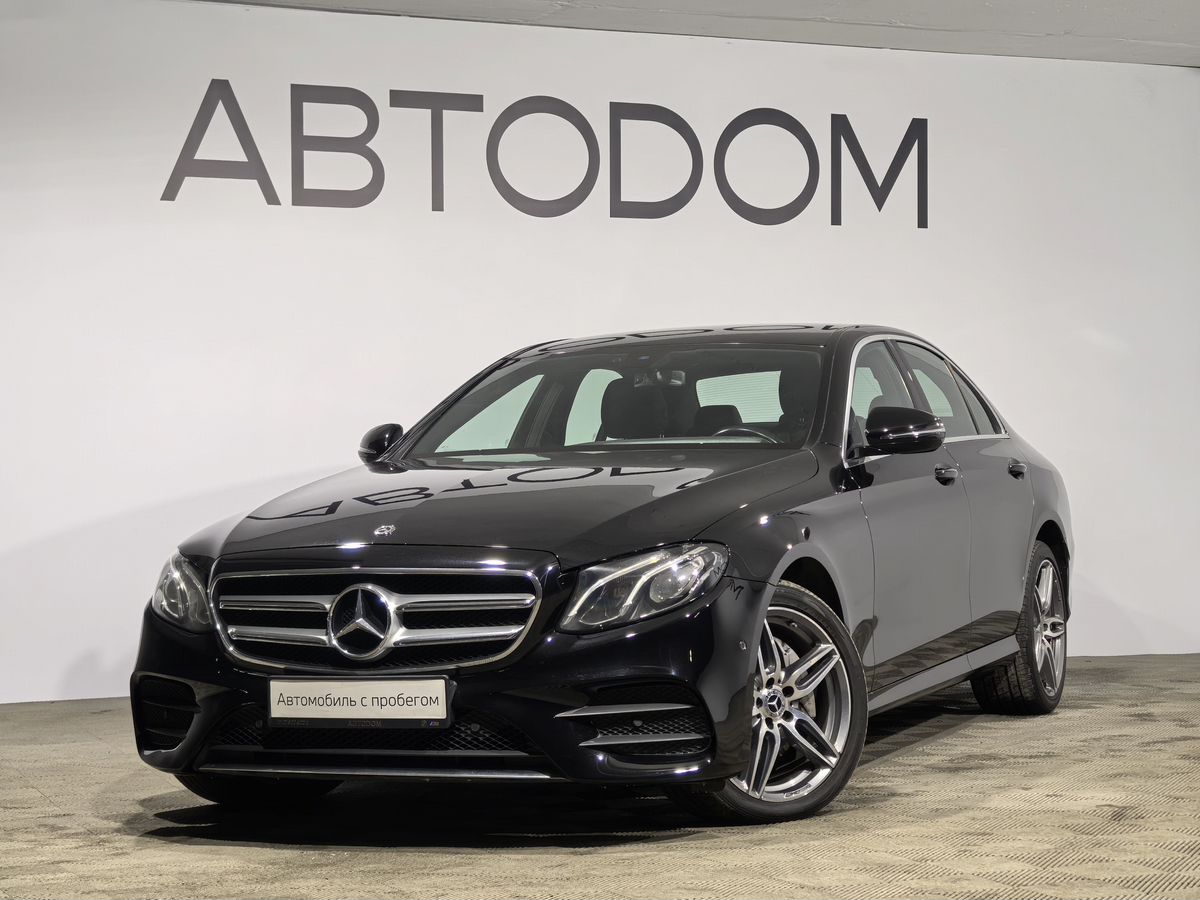 Автомобиль Mercedes-Benz E-Класс V поколение (W213/S213/C238) 220 2.0d AT 4Matic (194 л.с.) Sport Чёрный 2019 с пробегом 99 495 км