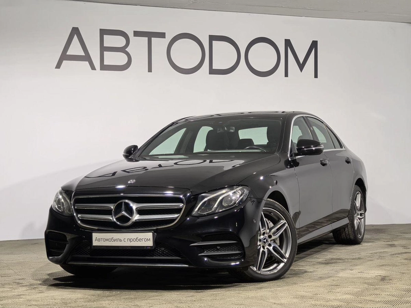 Автомобиль Mercedes-Benz E-Класс V поколение (W213/S213/C238) 220 2.0d AT 4Matic (194 л.с.) Sport Чёрный 2019 с пробегом 99 495 км